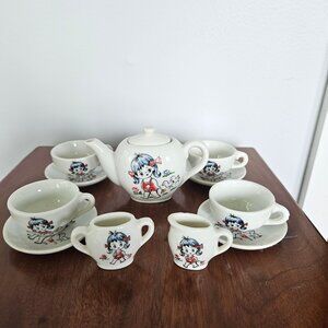 Vintage Mini Ceramic Tea Seat, Made in Japan, 12 Pieces